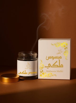 بخور مبسوس ملكي من الخليج للعود أعواد بخور أسود فاخر 45 غرام - view 5