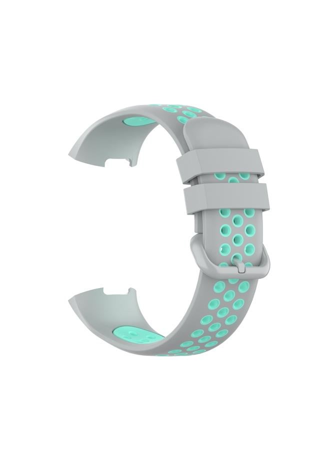 erorex Replacement Band For Fitbit Charge 4 / Charge 3 / Charge 3 SE Watch Button Two Colors Silicone Replacement Strap Watchband - Image 2