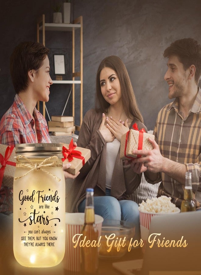 BeneCharm هدايا صداقة من بيني تشارم للنساء، هدايا عيد ميلاد للصديقات، مصابيح ليلية على شكل مرطبان زجاجي للصديقات، هدية للصديقات، هدية وداع لزميلة عمل، هدية عيد ميلاد أو عيد صداقة أو عيد الحب للصديقات - Image 2