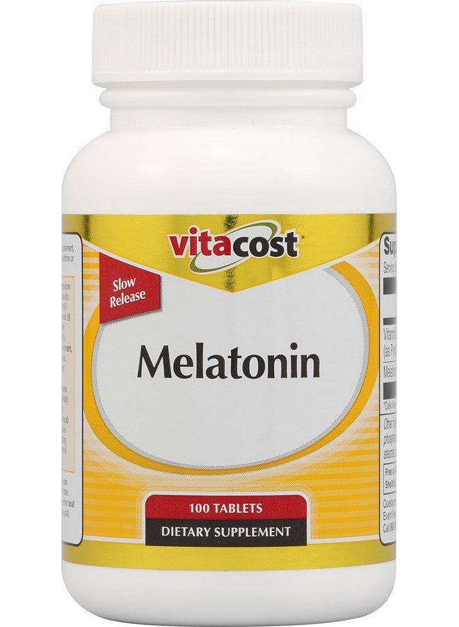 Vitacost Brand Vitacost Melatonin Time Release 5 mg Plus B6-100 Tablets