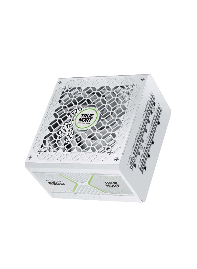 تروينورت مزود طاقة TrueNort بقدرة 850 واط بشهادة 80 Plus Gold، تصميم Full Modular، يدعم ATX 3.1 و PCIe 5.1 و12V، مع مكثفات يابانية، مزود طاقة موثوق وفعّال وهادئ الأداء لأجهزة الألعاب - Image 4