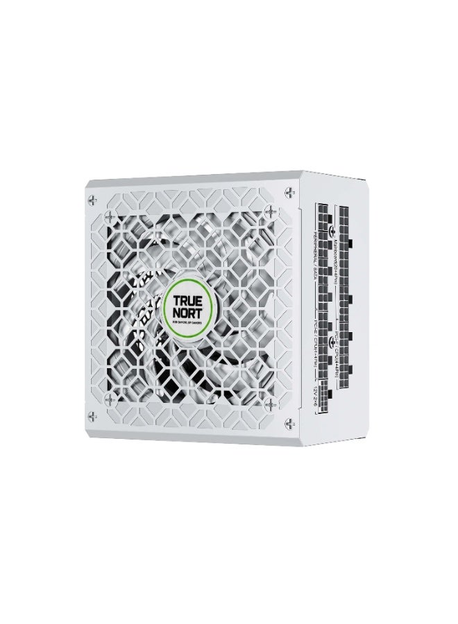تروينورت مزود طاقة TrueNort بقدرة 850 واط بشهادة 80 Plus Gold، تصميم Full Modular، يدعم ATX 3.1 و PCIe 5.1 و12V، مع مكثفات يابانية، مزود طاقة موثوق وفعّال وهادئ الأداء لأجهزة الألعاب - Image 3