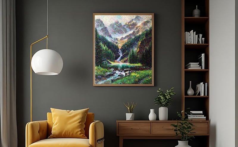 RANUR 5D Waterfall Diamond Painting Kit Home Wall Decor Diamond Painting Kits for Kids and Adults Stunning DIY Decor with Rhinestone Artistic Masterpieces - Image 5