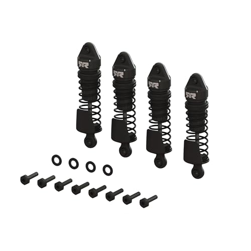 ARRMA Aluminum Shock Set 58mm Length 1000 CST Oil Black 4pcs GROM ARA1567 - Image 1