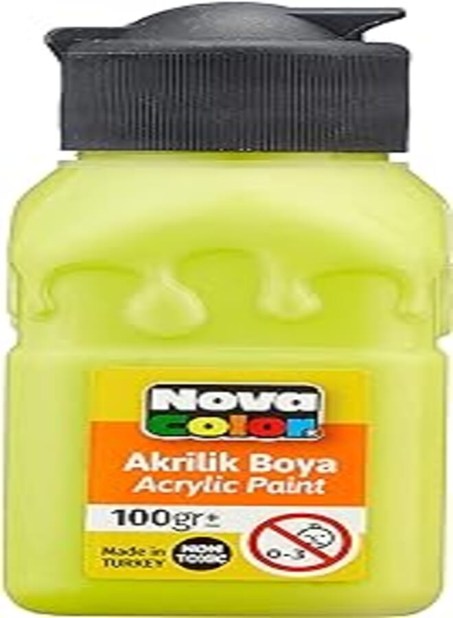 Nova Acrylic Bottle 100gm Turkish Pistachio
