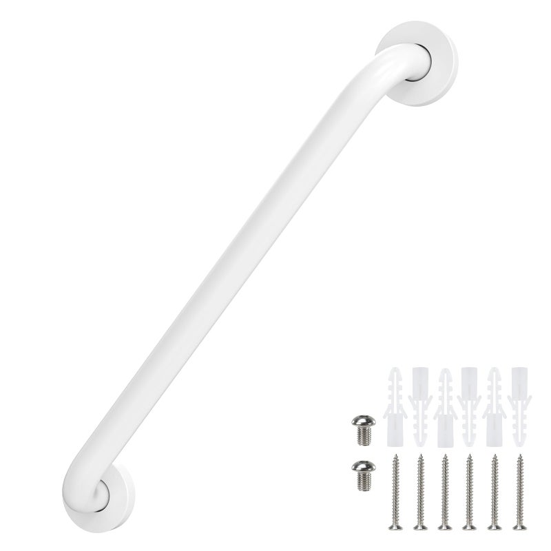 Tesuchan 16 Inch Grab Bars for Bathtubs and Showers White - Image 1