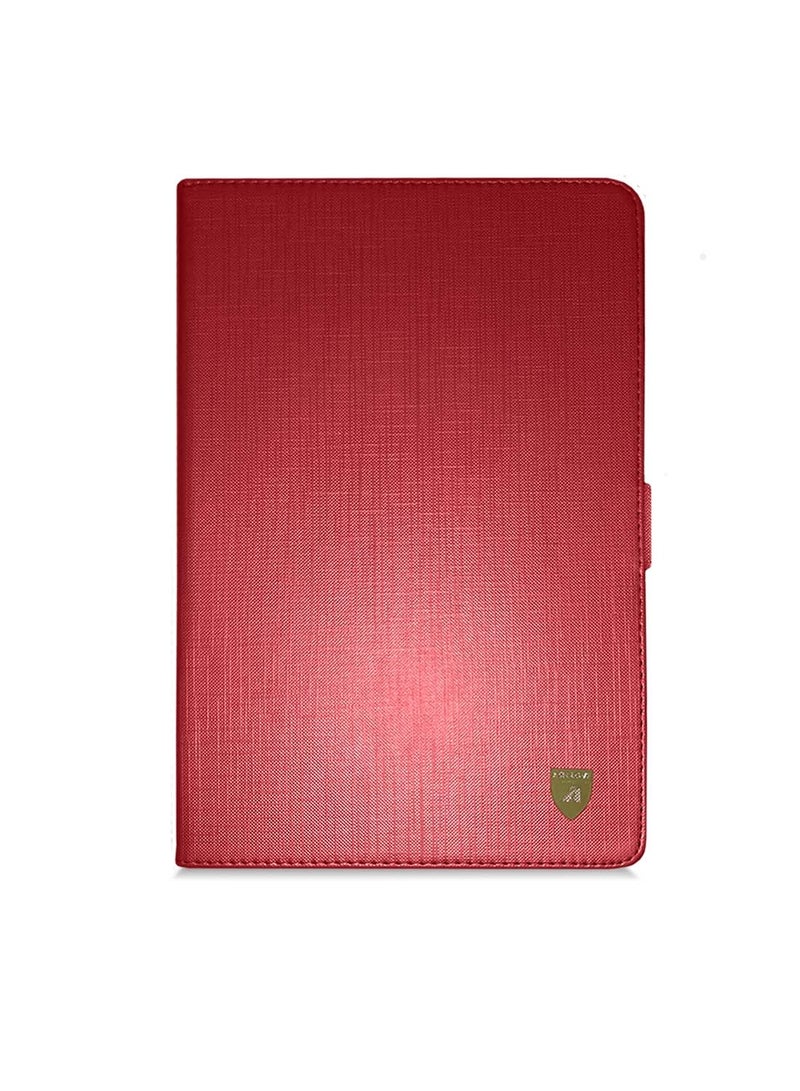 Wtech Honor Pad X8 10.1 Inch 2022 / Pad X8 Lite 9.7 Inch 2022 - ASN Love Series PU Leather Magnetic Closure Flip Case Cover - Red - Image 5