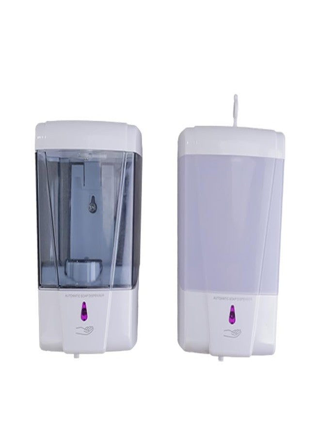 SNAPPSY Fully Automatic Induction Soap Dispenser Touch‚ Less Water‚ Proof 600ml Bathroom & Toilet Stand ‚ Punch‚ Free Wall Mount Kit ‚ 109mm x 99mm ‚ Clear Level Window ‚ Ideal for Hotels and Homes - Image 5