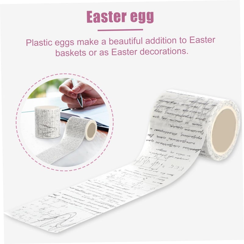 TIDTALEO Multi-Functional Washi Tape Easy Peel Adhesive Tape DIY Craft Decoration for Scrapbooking Journals Planners with Printed Patterns and Removal - Image 4
