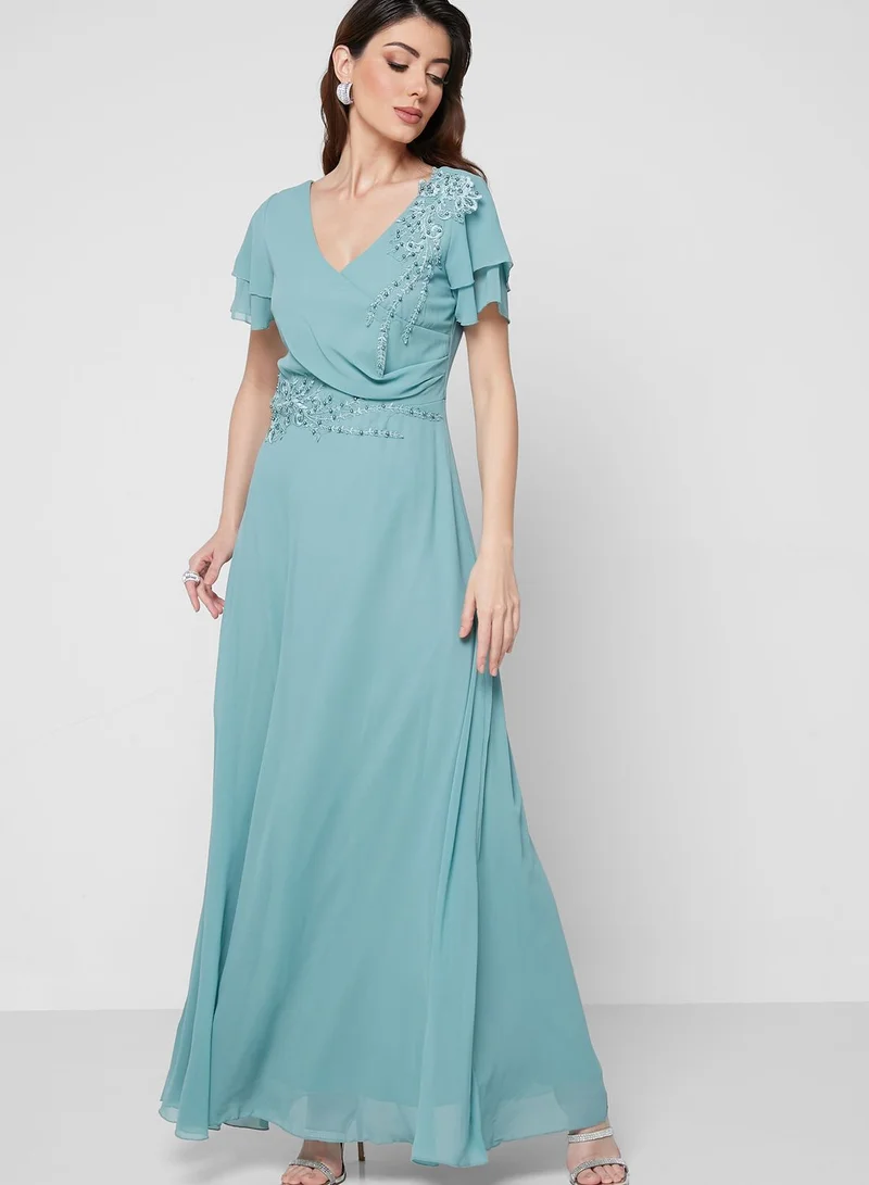 Khizana Embroidered Detail Dress