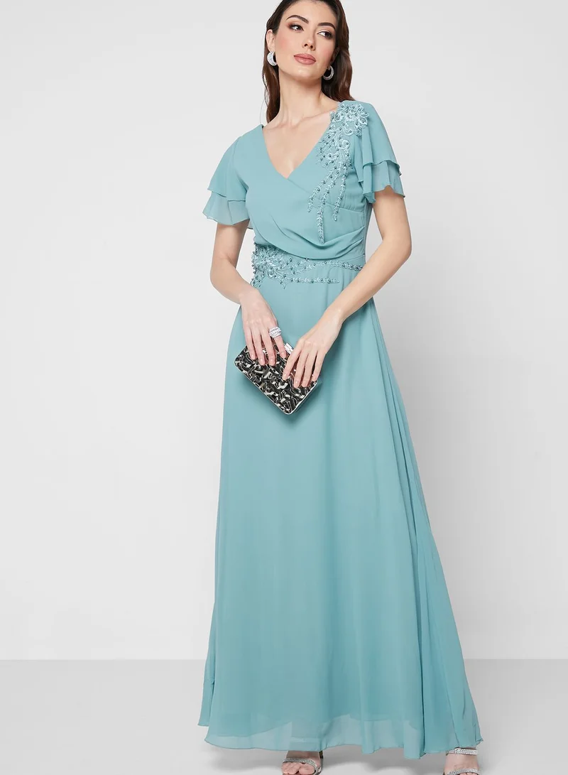 Khizana Embroidered Detail Dress