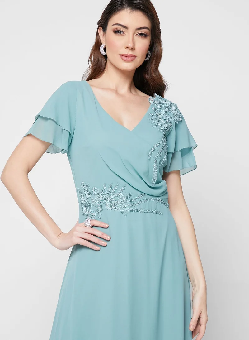 Khizana Embroidered Detail Dress