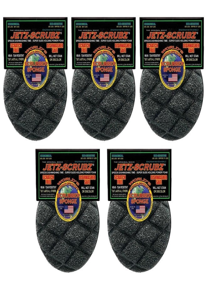 Jetz-Scrubz The Original Magic Jetz Scrubz J22 Scrubber Sponge Round (Pack of 5) - Image 1