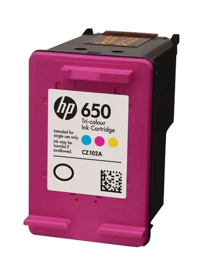 HP Advantage Ink Cartridge 650 Cyan/Magenta/Yellow - Image 1