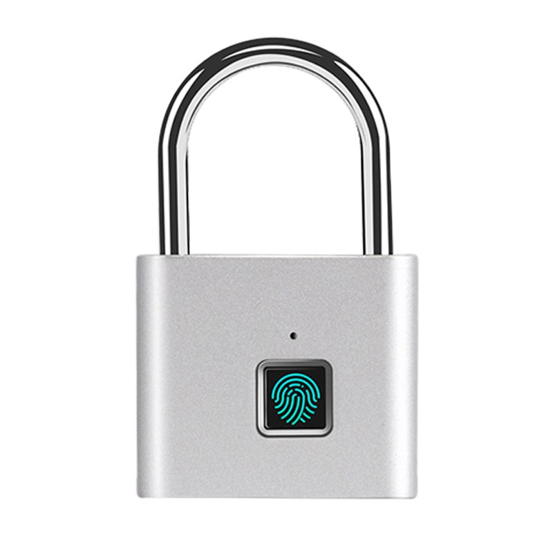 Fingerprint Padlock with USB Charging Ultra-Light Intelligent Safety Electronic Lock for Door, Drawer, Cabinet, Suitcase, Bike - Image 1