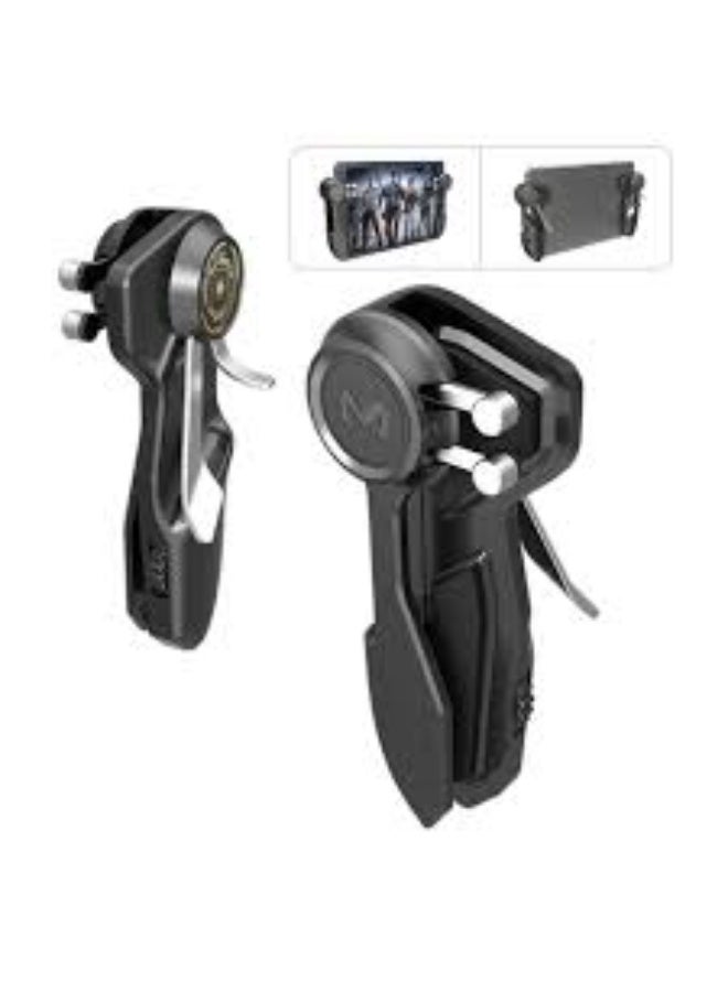 PUBG Controller for Tablet | 4 Triggers, 6-Finger Operation | High-Sensitivity Shoot & Aim Triggers | Ergonomic Gamepad Grip for Enhanced Gaming | Compatible with 10-12.9 Inch iPad & Tablets (Thickness