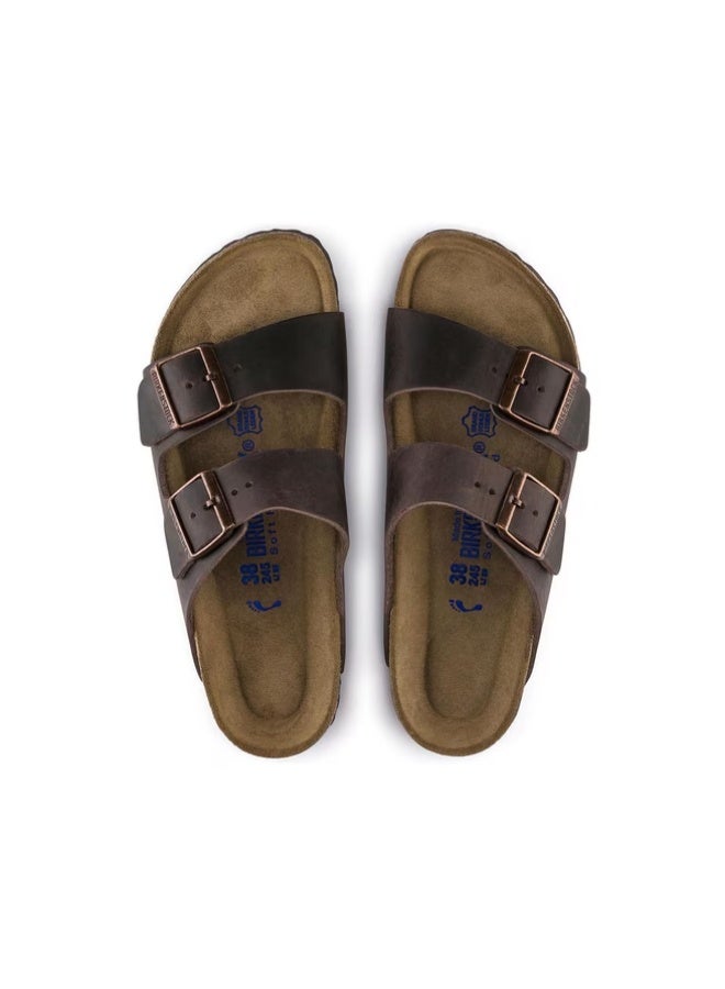 Birkenstock Arizona Soft Footbed Oiled Leather Sandals Habana - Image 2