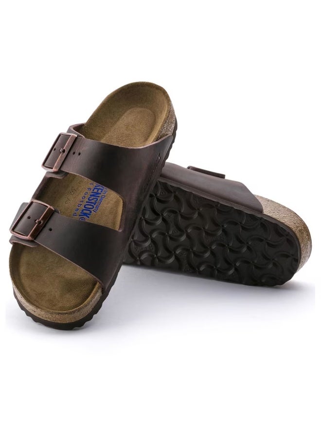 Birkenstock Arizona Soft Footbed Oiled Leather Sandals Habana - Image 5