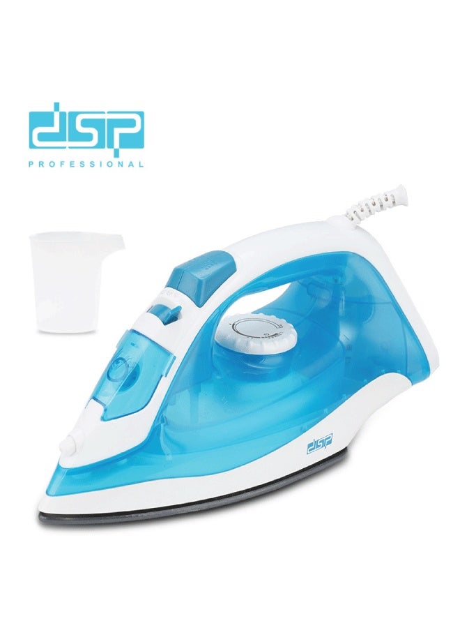 DSP Steam Iron Ceramic 170ML-1400W Multicolor KD-1037 - Image 1