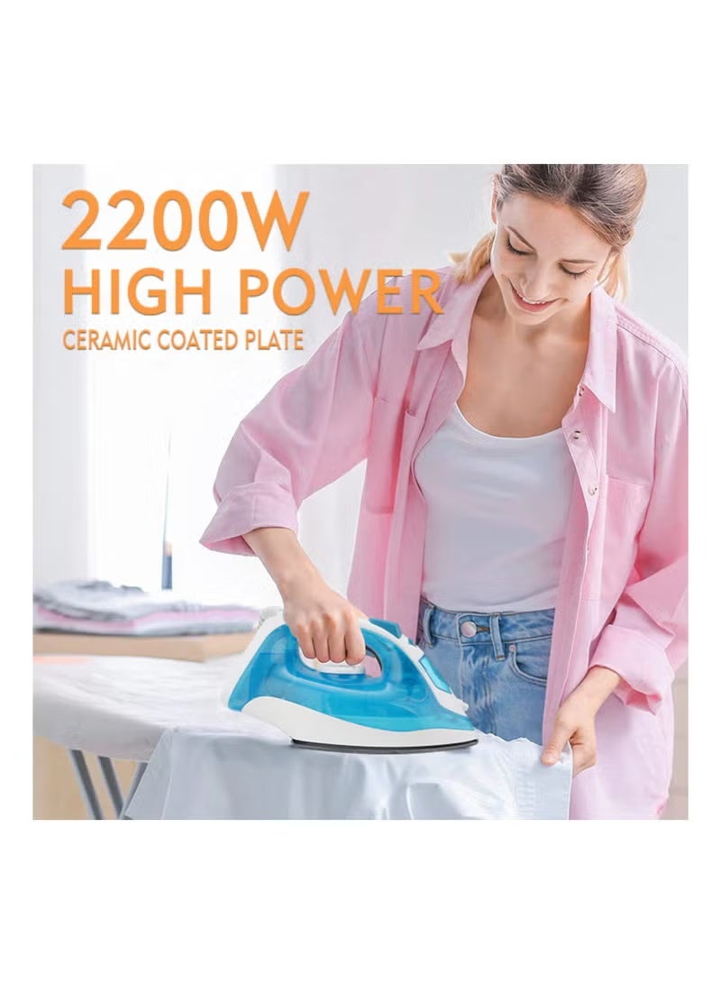 DSP Steam Iron Ceramic 170ML-1400W Multicolor KD-1037 - Image 3