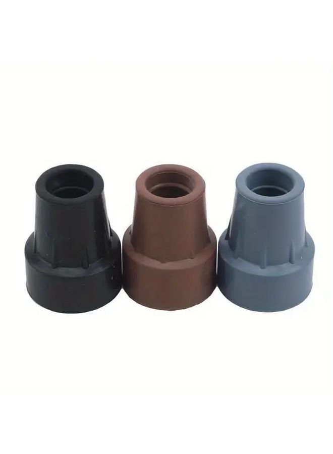 Heavy Duty Black Rubber Ferrule End Pad 19mm for Walking Stick Cane Crutch Anti Slip - Image 3