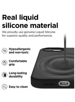 Houmt iPhone 16e Case Cover Liquid Silicone Camera Protection Soft Anti-Scratch Case With Microfiber Lining Shockproof Phone Case for iPhone 16e 6.1 inch  - Image 3