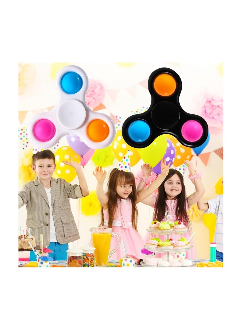 Fidget Spinners 2 Pcs,Halloween Party Faovrs for Kids,Pinata Goodie Bag Fillers Sensory Toy,Fidget Pack Toys,Autism Children Classroom Prizes Birthday Return Gifts  - Image 2