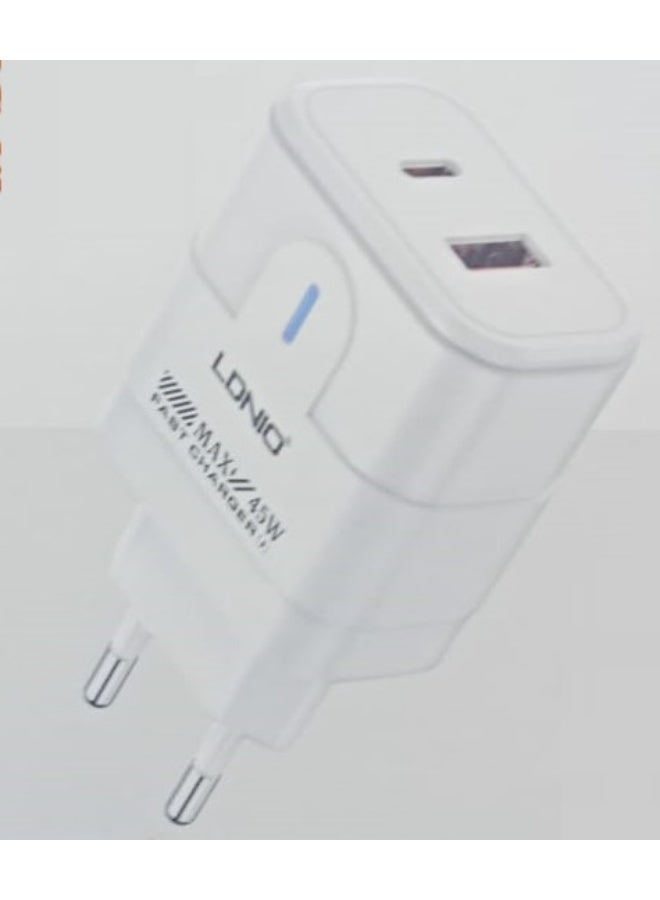 LDNIO 45W 2-Port Fast Charger - Image 1