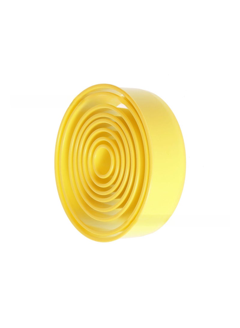 Arabest 1 x 5 pcs 8pcs Baking Mold Set for Cookies, Fruits  Mousse Yellow 