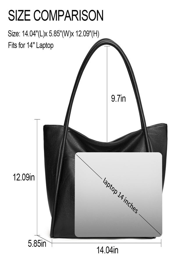 GAEKEAO Tote Bag for Women Ladies Top Handle Handbags Travel Purses, Black - Image 4