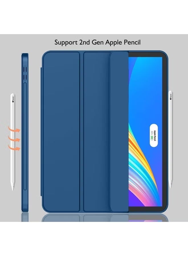 Raxoom iPad Pro 12.9 Case 2022(6th Gen)/2021(5th Gen) with Pencil Holder [Support iPad 2nd Pencil Charging/Pair],Trifold Stand Smart Case with Soft TPU Back,Auto Wake/Sleep - Image 3