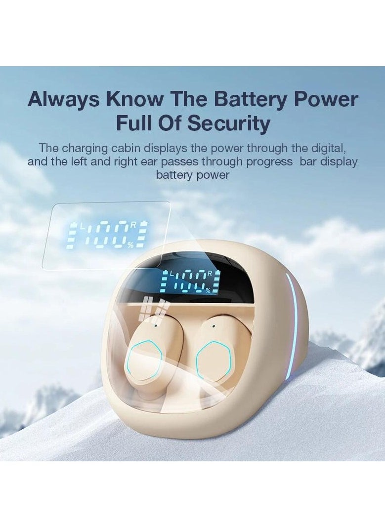JBLTM Wireless Earbuds, Bluetooth Headphones 5.4 Stereo In-Ear Headphones with Touch Control, IP7 Waterproof Sports Mini Bluetooth Earbuds with Mic, Type-C Charging Earphones for Running Sports  - Image 2