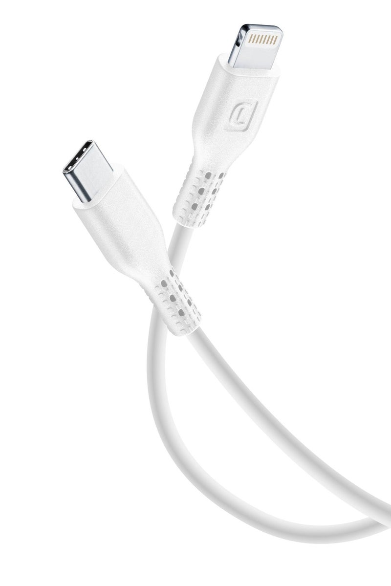 سيلولار لاين كابل شحن ونقل بيانات بطول 120 سم - من USB-C إلى Lightning - Image 2