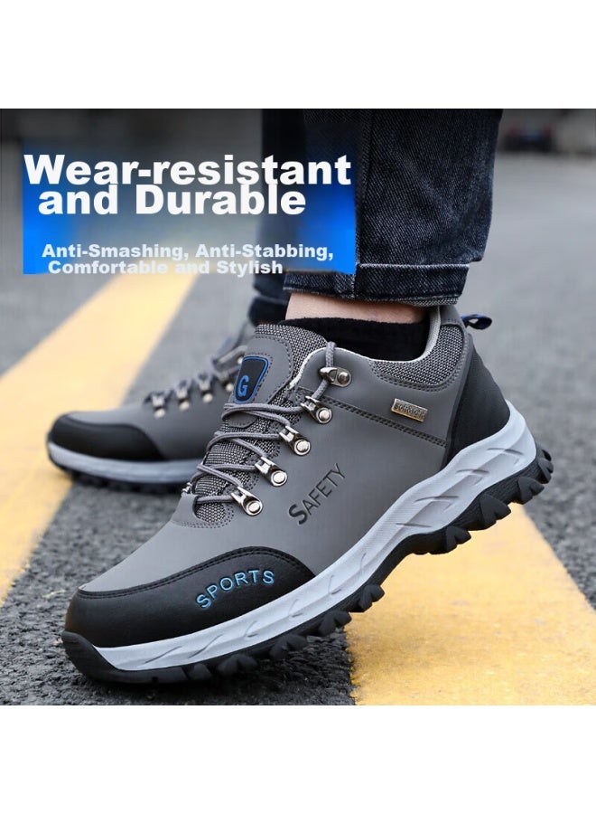 Jingtu Safety Shoes For Men, Steel Toe Cap, Puncture-Resistant, Wear-Resistant, Lightweight, Protective Work Boots 2135 Size 44 - Image 4