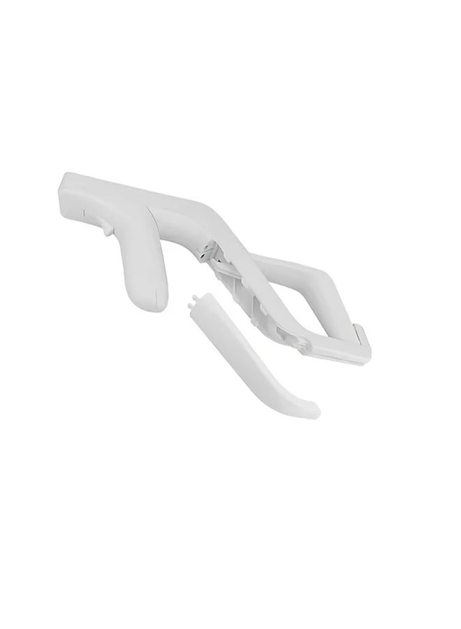 1pc Nintendo Wii U Zapper Gun Grip For Shooting Games Compatible With Nunchuk Wireless Remote White Gaming Accessories - Image 3