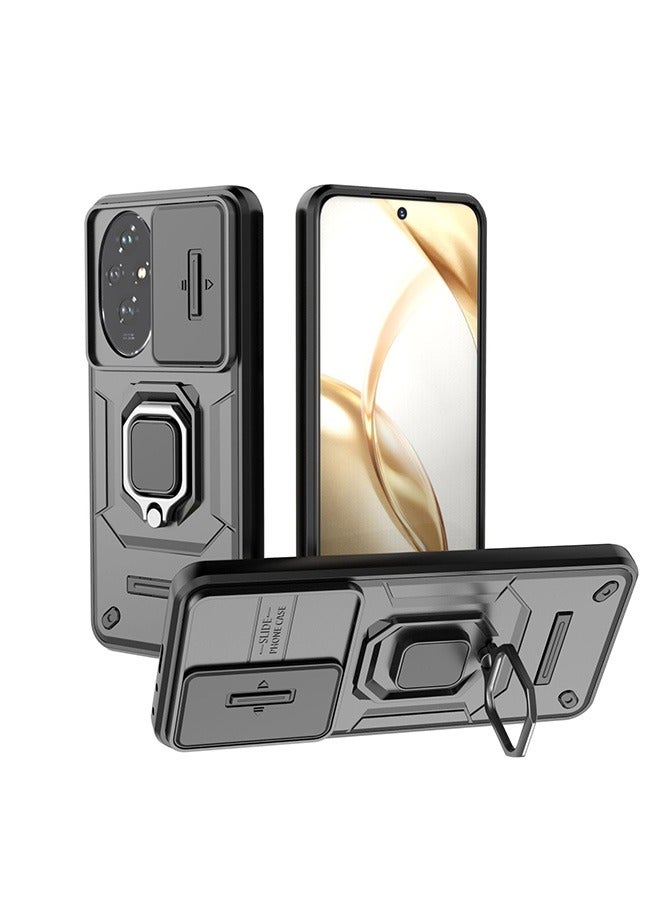 المجد 200 5G حماية الأكمام ، كم واقية من الصدمات ، ومكافحة هبوط الحماية ، المدمج في مكافحة زلة الكاميرا المضادة للخدش غطاء العدسة ، والتكامل 360 درجة قوس الدورية ، أسود - Image 1