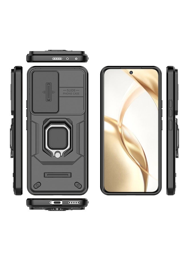 المجد 200 5G حماية الأكمام ، كم واقية من الصدمات ، ومكافحة هبوط الحماية ، المدمج في مكافحة زلة الكاميرا المضادة للخدش غطاء العدسة ، والتكامل 360 درجة قوس الدورية ، أسود - Image 2