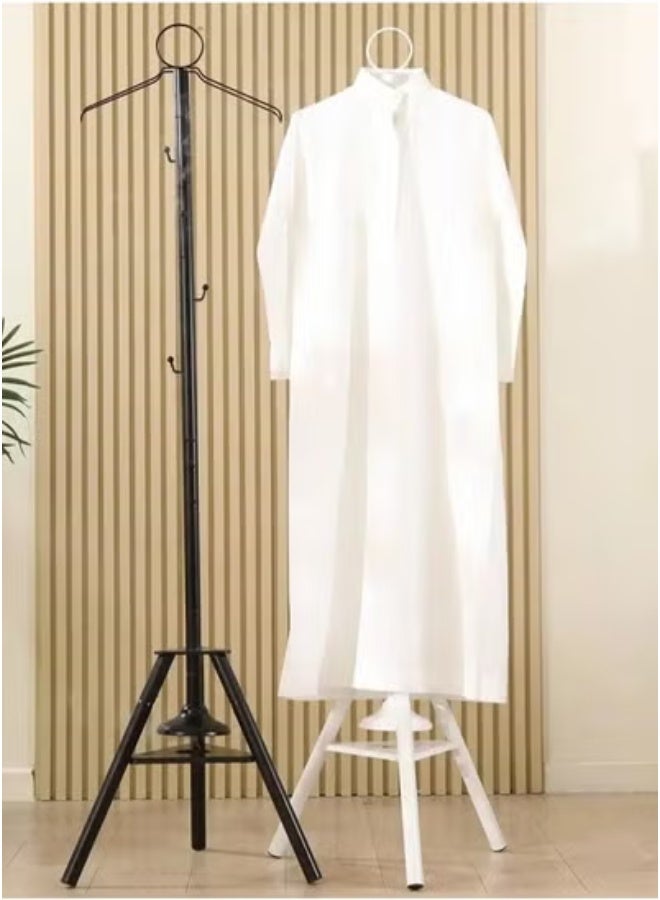 جاجيك Clothes Incense Burner Stand – 175cm Long White Bakhoor Clothes Steaming Stand with Multiple Cloth Hooks & Steam Vent Holes – Elegant, Durable Incense Burner Rack for Hanging Abayas, Kanduras & Garments While Enjoying Traditional Fragrance at Home  - Image 4