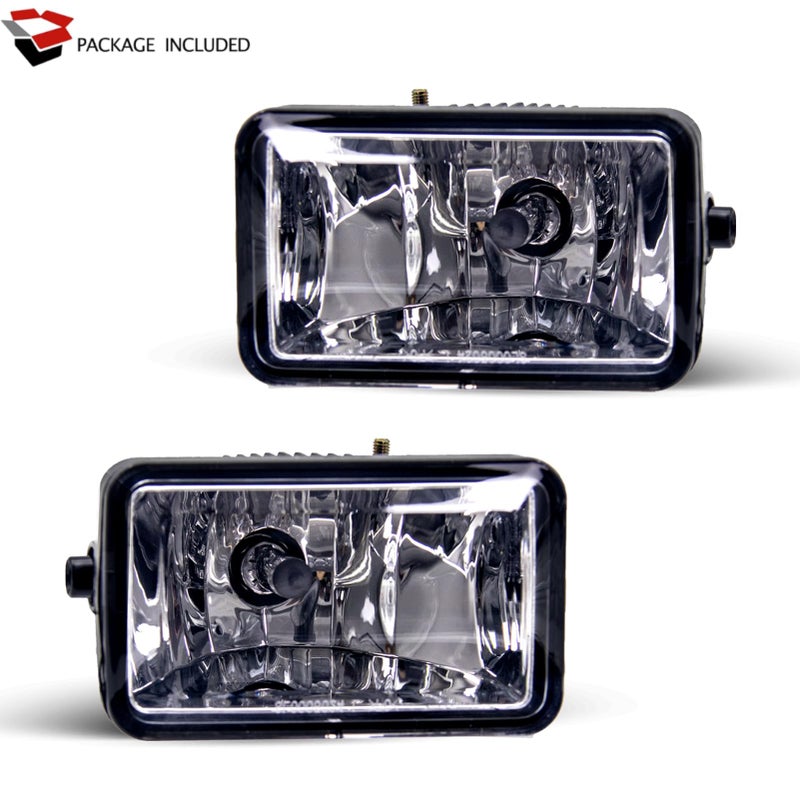 SPIEGEER Fog Lights for 2015 2016 2017 2018 2019 2020 Ford F150 Bumper Lights Assembly Replacement Kit for 2017 2018 Super Duty with H10 12V 42W Halogen Bulbs (Clear Lens) - Image 2
