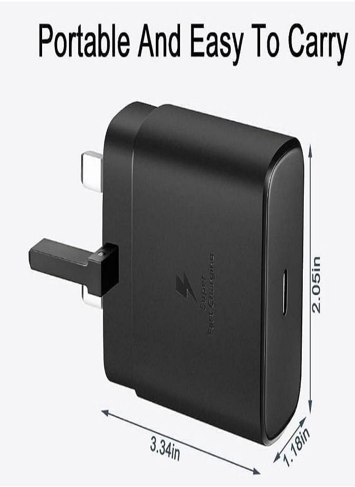 Generic - 45W Super Fast Charger for Samsung, Gcstnn PPS PD3.0 USB-C Charger for Samsung Galaxy S23 Ultra S23+ S23 S22 Ultra S21+ A53 5G A54 Z Fold/Flip 4 Tab S8 Ultra, Power Adapter Plug with tyc C cable - Image 1