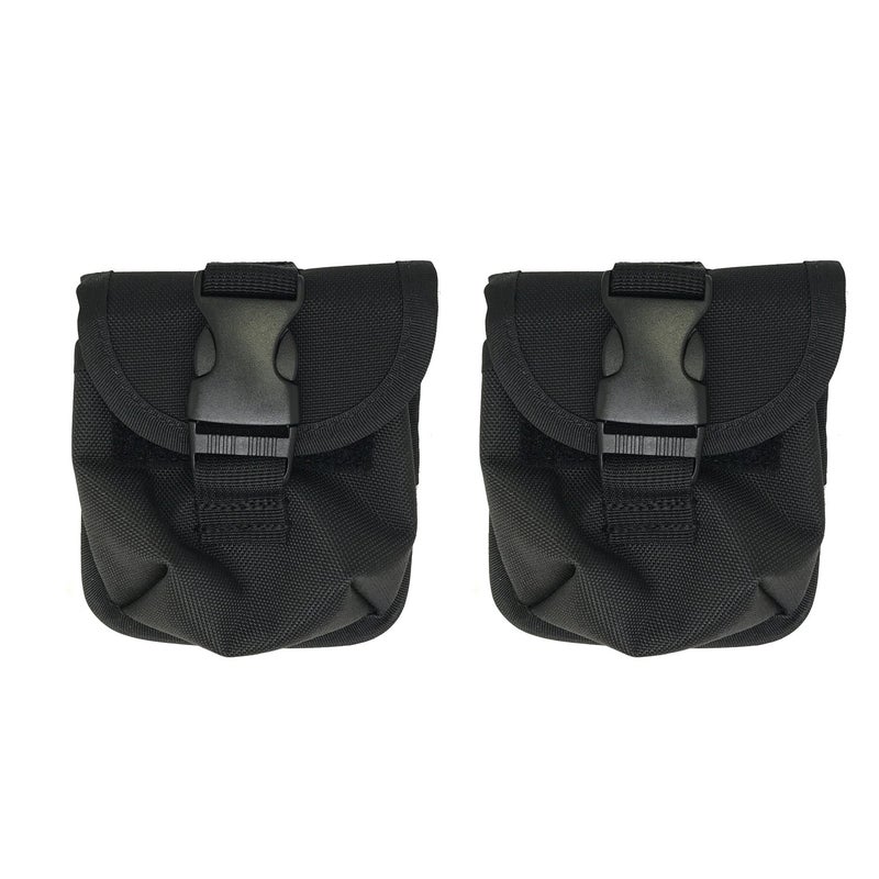 Scuba Choice 4LB Diving Weight Pouch, Pair – Compact Counterweight Pocket with Buckle Closure, Fits 2" Belt, Holds 2LB Each (Weights Not Included), Durable Black Scuba Diving Gear - Image 5
