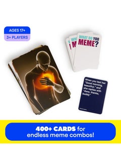 WHAT DO YOU MEME? WHAT DO YOU MEME? Core Game (Original Version) - The Hilarious Adult Party Game for Meme Lovers  - Image 3