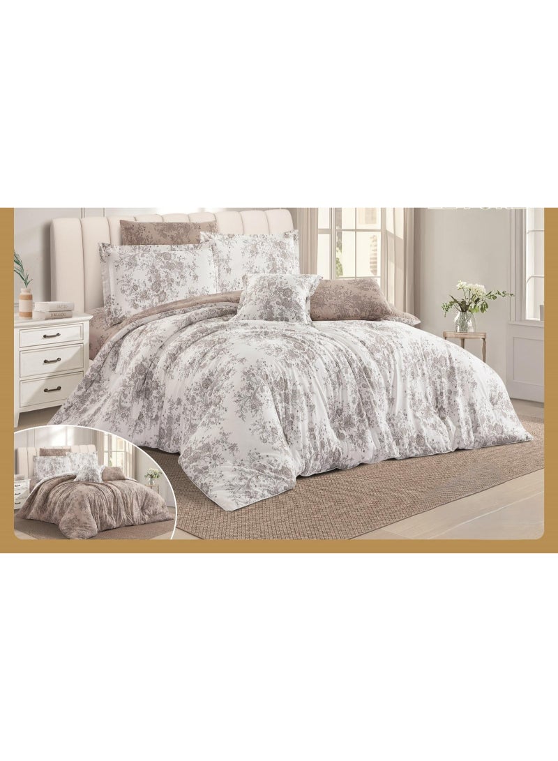 لوفيرا مفرش نفرين مشجر بتصميم حصري من المايكروفايبر مقاس ٢٣٠* ٢٥٠ سم - Image 1