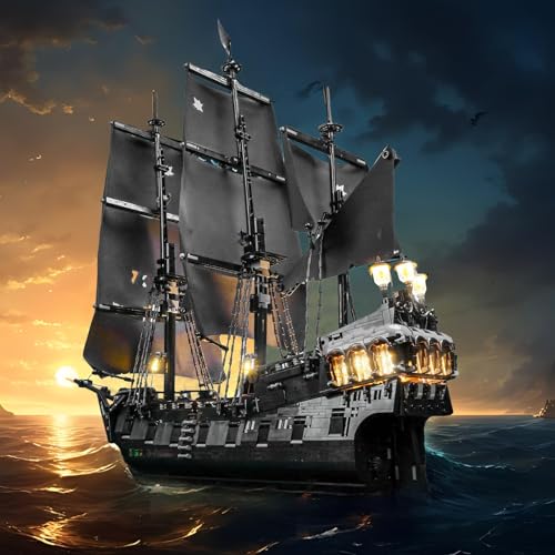LocoLee Light kit Compatible with Lego 10365 Captain Jack Sparrows Pirate Ship  No Model Only Light LED Lighting Accessories Compatible with Lego Black Pearl Icons Standard Version - Image 5