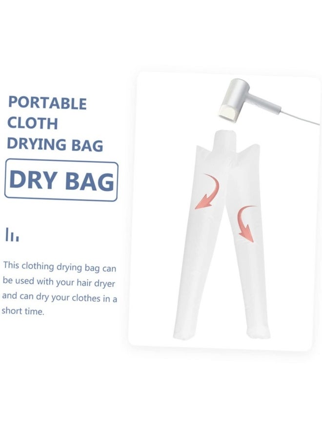 Travel Dryer Quick Clothes Drying Bag With Elasticity And Breathability For Use With Hair Dryer. Quick Drying Clothes Bag With Air Inlet And Outlet, Set Of 2 pieces, Long Sleeves And Trousers