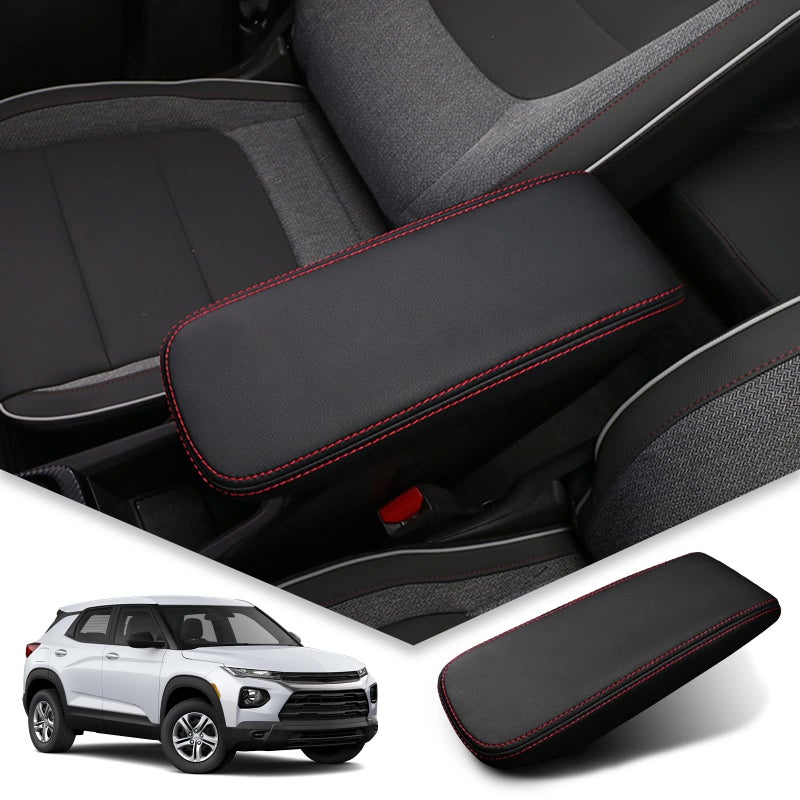 BIBIBO 2025 2026 Chevy Trailblazer Center Console Cover for 202120232025 2026 Chevy Trailblazer Console LidTrailblazer Arm Rest Pad Cover2025 Chevy Trailblazer Interior Accessories Arm Rest Cover
