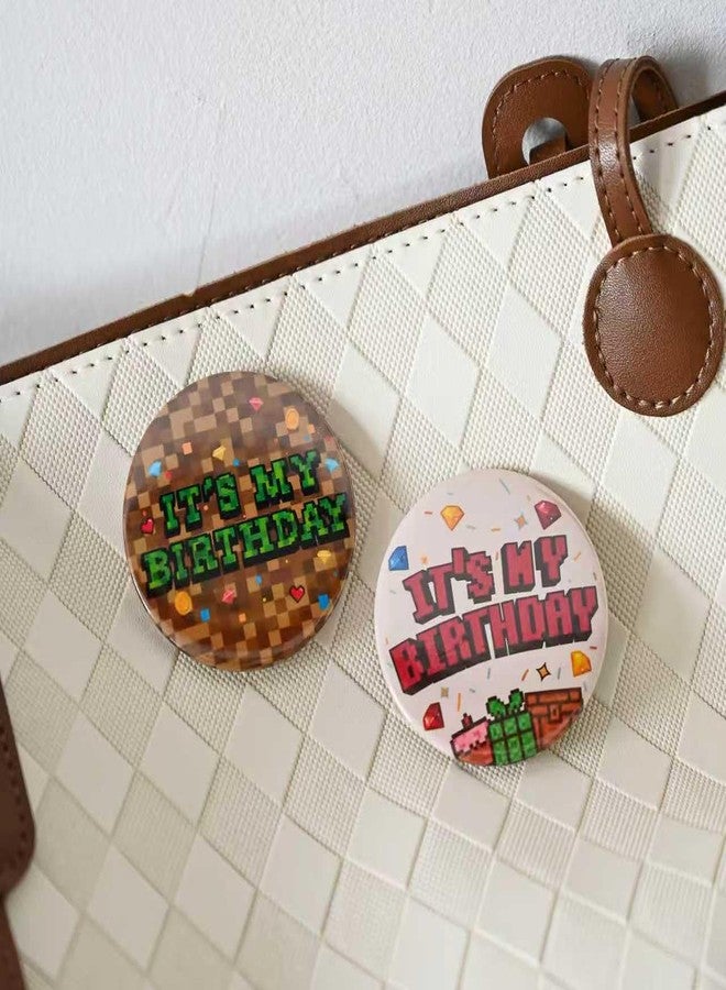 Treayes It's My Birthday Pin for Women Men Game Theme Party Favor Birthdays Decorations Supplies Gifts Party Accessories - Image 2