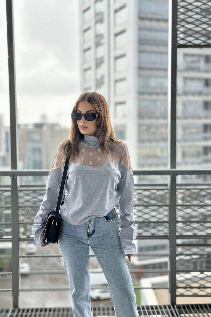 Weshaya Blouse Women Grey - Image 5