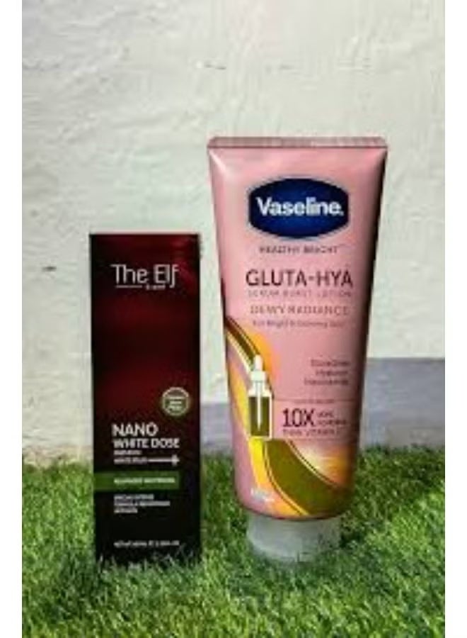 Gluta-Hya Serum Burst Lotion (FLAWLESS BRIGHT & DEWY RADIANCE) Pack of 2