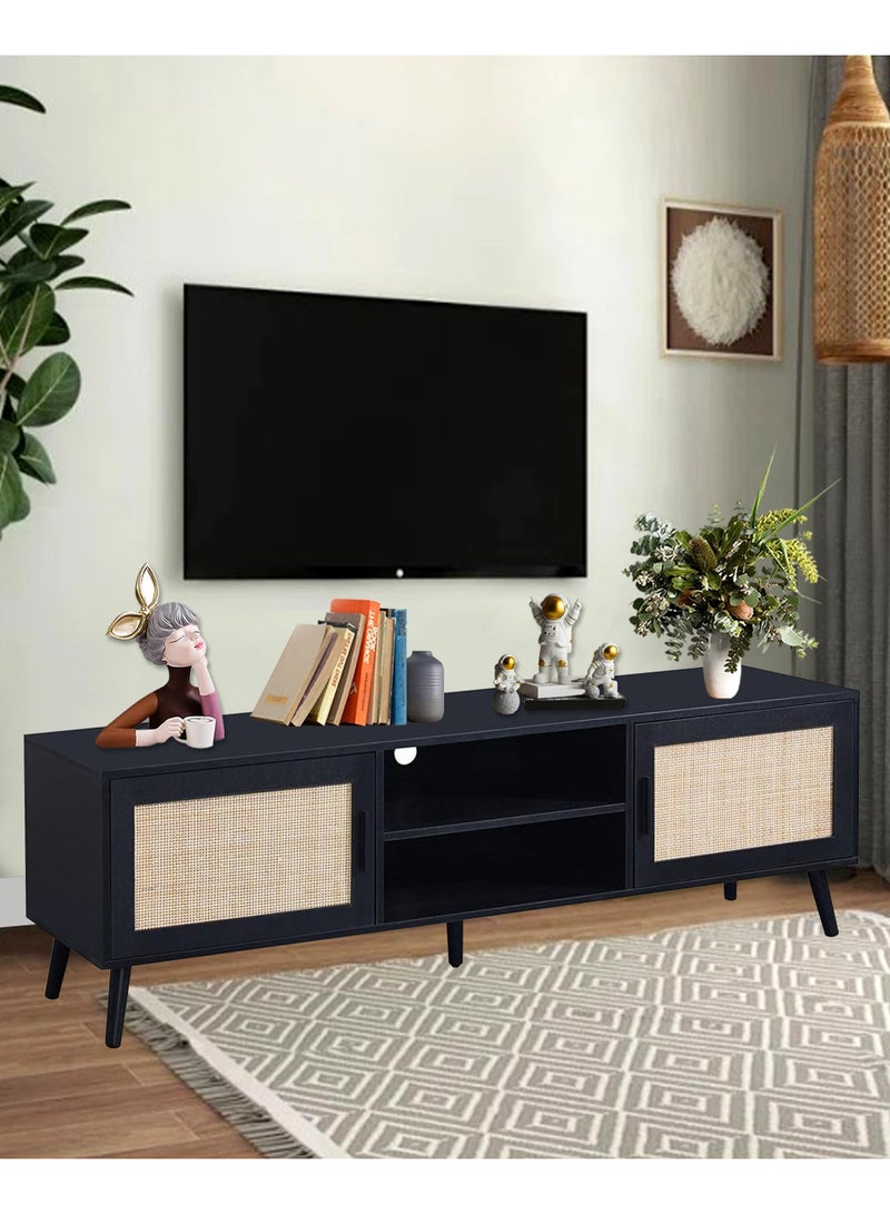 Living TV Table, With Shelf, Acrylic Paint 160*40*50cm - Image 2